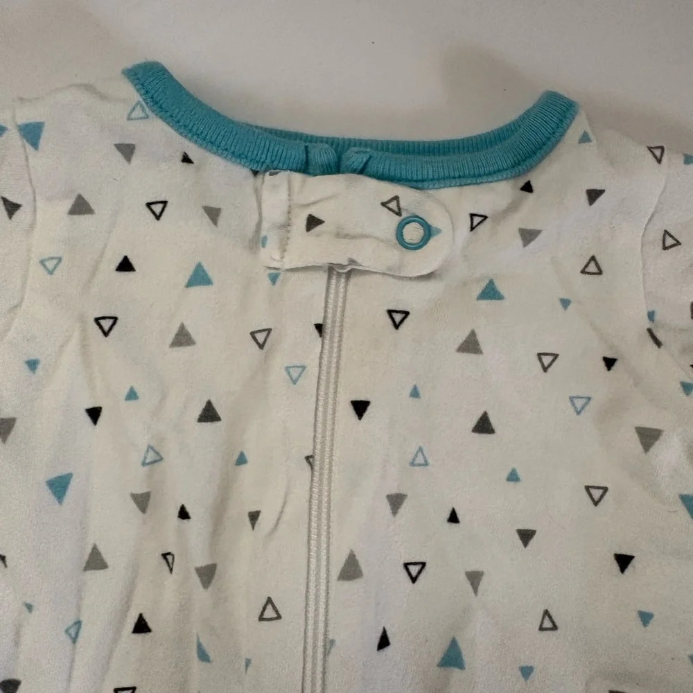 Cozy Kids Footies Set in Gray, Yellow, and White